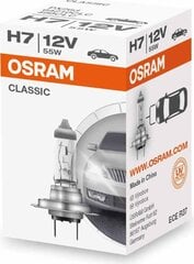 Lamppu Osram Classic H7, 1 kpl. hinta ja tiedot | Polttimot | hobbyhall.fi