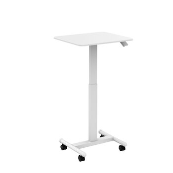 Lykke säädettävä pöytä L100, 60 x 52cm, valkoinen hinta ja tiedot | Tietokonepöydät ja työpöydät | hobbyhall.fi