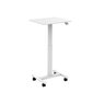 Lykke säädettävä pöytä L100, 60 x 52cm, valkoinen hinta ja tiedot | Tietokonepöydät ja työpöydät | hobbyhall.fi