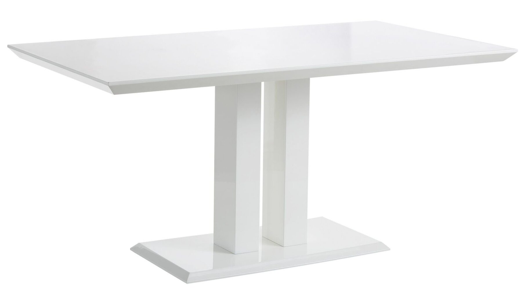 Pöytä Mulan 160, valkoinen hinta ja tiedot | Ruokapöydät | hobbyhall.fi