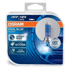 Osram Cool Blue Boost Auto polttimot H7 80W 12V P43T, 2 kpl hinta ja tiedot | Osram Sähköosat ja tarvikkeet | hobbyhall.fi