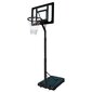 Nuorten koripalloteline 2,1-2,6m, Black edition - ProSport hinta ja tiedot | Koripallotelineet | hobbyhall.fi