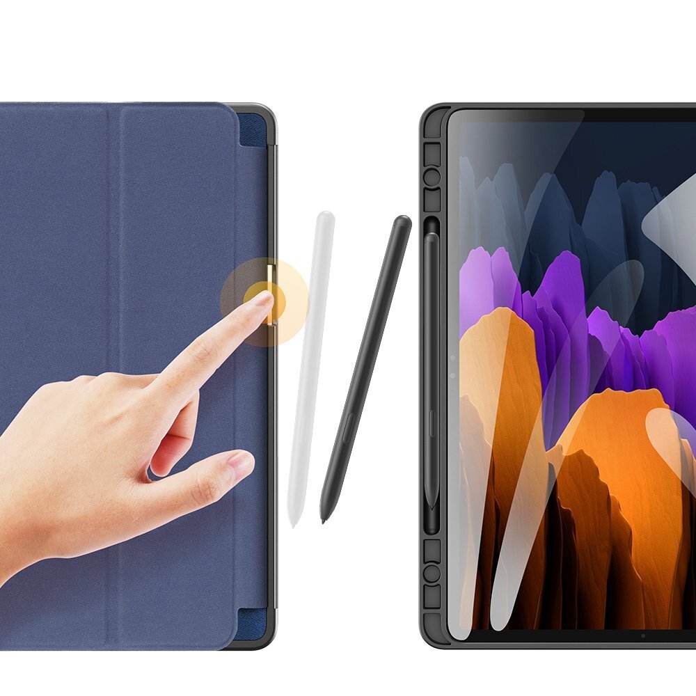 Planšečių, el. skaityklių dėklas Samsung Galaxy Tab S7+, S7 FE, Tab S8+ hinta ja tiedot | Tablettien kotelot ja muut tarvikkeet | hobbyhall.fi