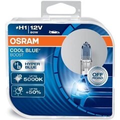 Polttimot Osram Cool Blue Boost H1, 80W, 2 kpl hinta ja tiedot | Osram Autotuotteet | hobbyhall.fi
