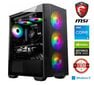 MData Gamer Ryzen 5 4600G 32GB 512GB SSD NVME 1TB HDD Radeon Vega 7 Windows 10 hinta ja tiedot | Pöytätietokoneet | hobbyhall.fi