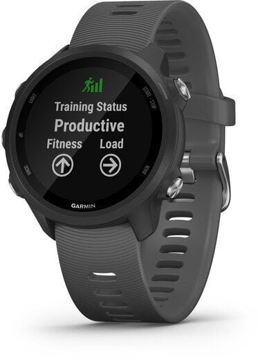 Garmin Forerunner 245 GPS-urheilukello , Black/Slate : 010-02120-10