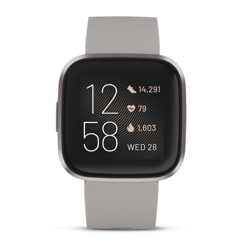 Fitbit Versa 2 -älykello harmaa, FB507GYSR hinta ja tiedot | Älykellot | hobbyhall.fi