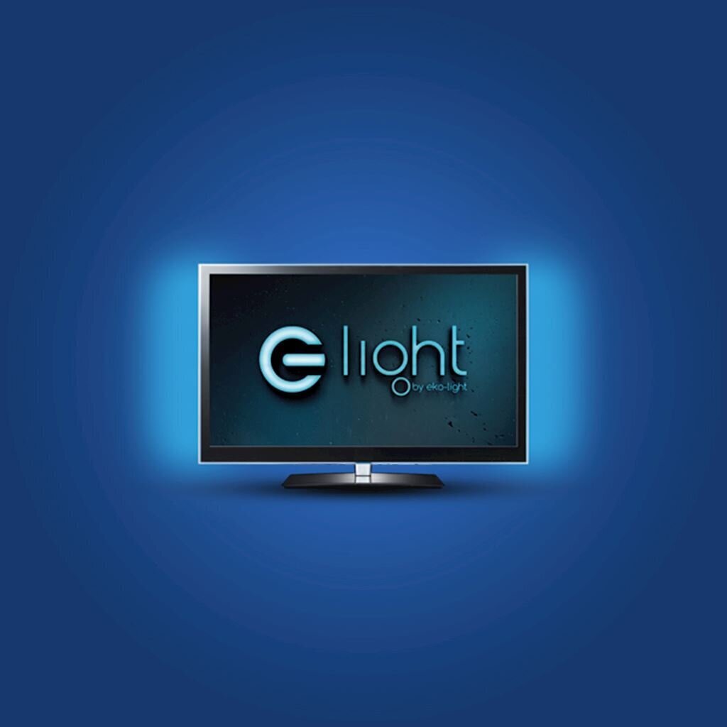 Eko-Light LED-nauha, USB TV, 2x50cm, 6000K hinta ja tiedot | LED-valonauhat | hobbyhall.fi