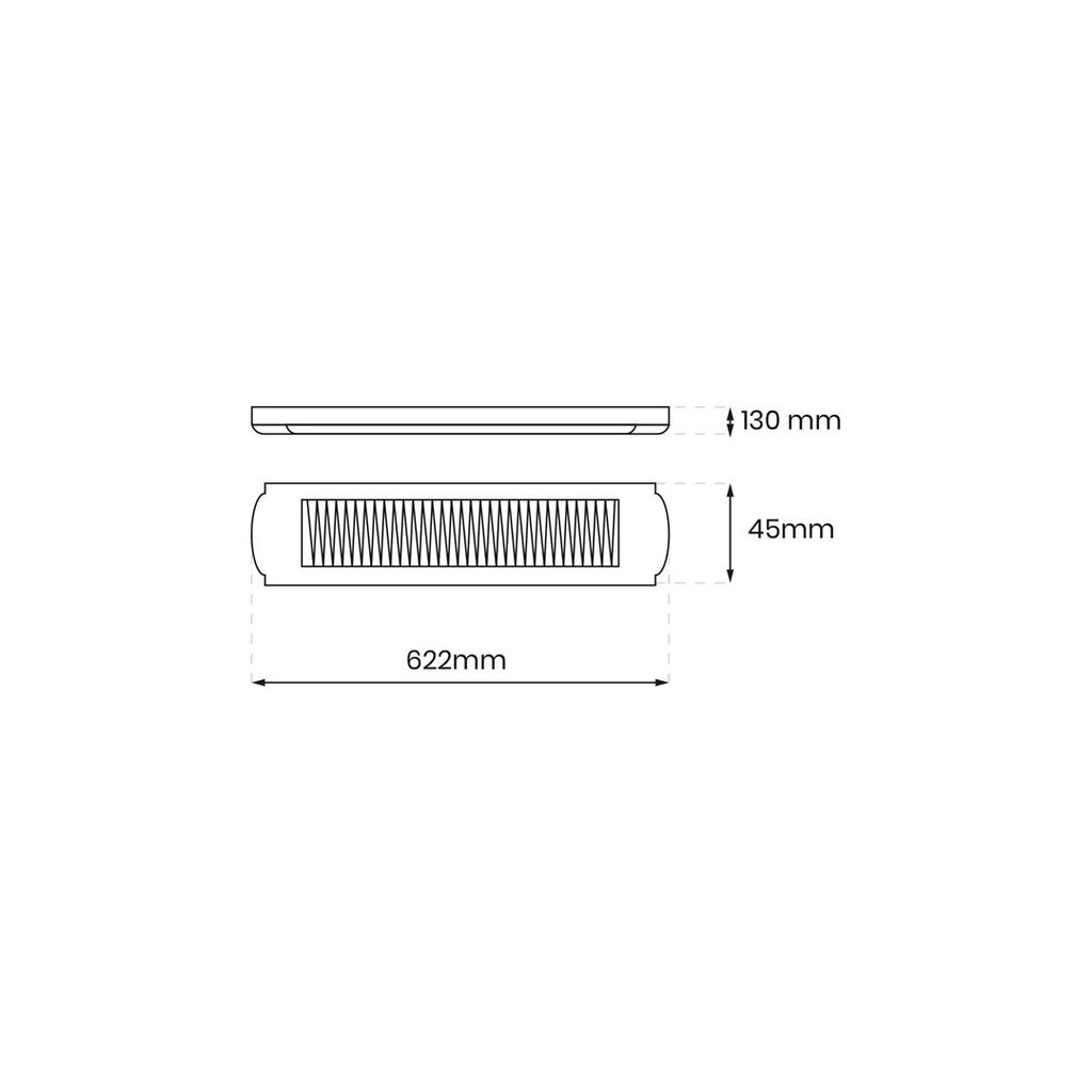 valaisin - elite, 2x18w hinta ja tiedot | Upotettavat valaisimet ja LED-valaisimet | hobbyhall.fi