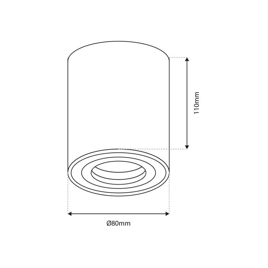 Milagro kattovalaisin Bima Spot Round White hinta ja tiedot | Kattovalaisimet | hobbyhall.fi