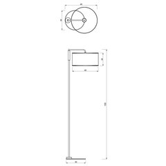 Eko-light lattiavalaisin Atlanta hinta ja tiedot | Lattiavalaisimet | hobbyhall.fi