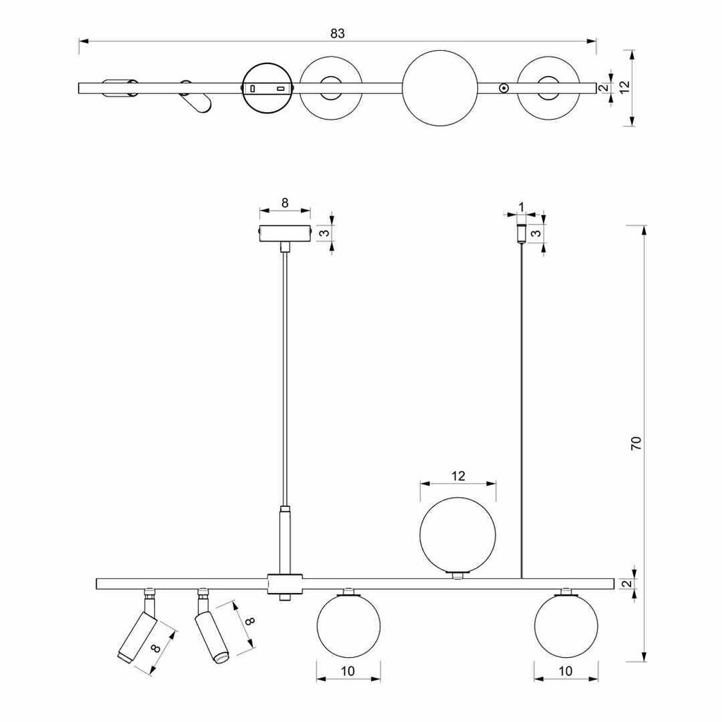 Sirio-riippuvalaisin hinta ja tiedot | Riippuvalaisimet | hobbyhall.fi