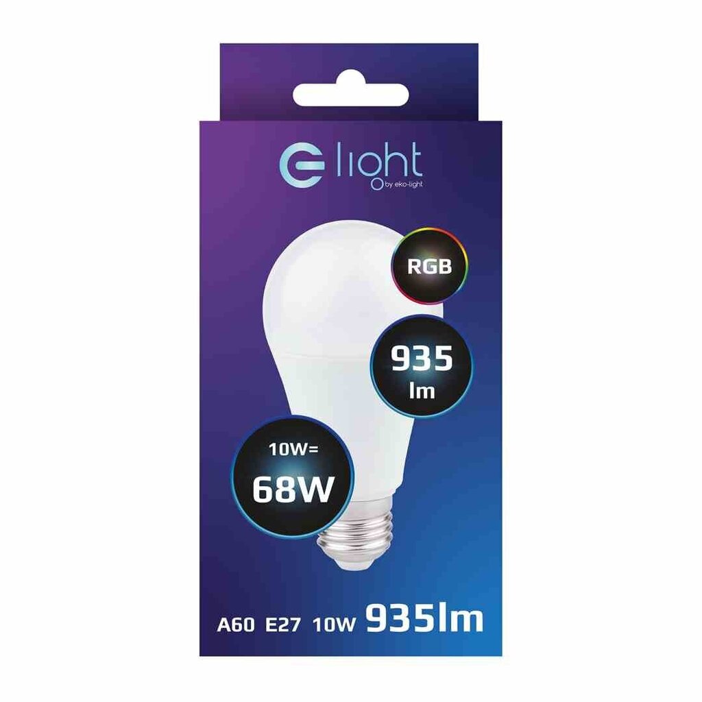 LED-lamppu Eko-Light E27, 935 lm, RGBW K, 1 kpl hinta ja tiedot | Lamput | hobbyhall.fi
