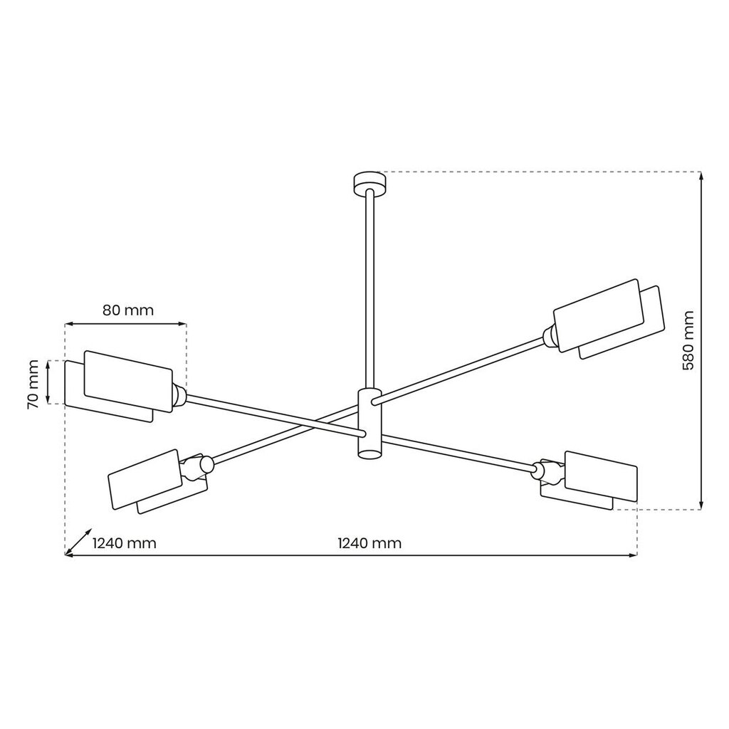 Eko-Light riippuvalaisin Astra hinta ja tiedot | Riippuvalaisimet | hobbyhall.fi