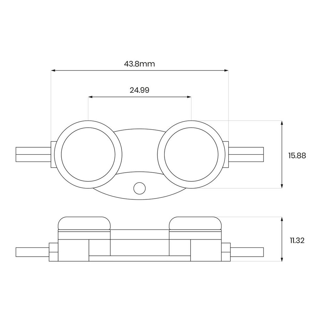 Eko-light sisäänrakennettu LED-lamppu hinta ja tiedot | Upotettavat valaisimet ja LED-valaisimet | hobbyhall.fi