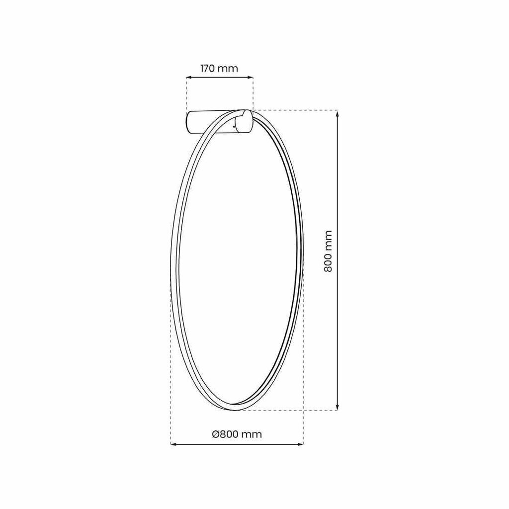 Milagro seinävalaisin Saturno Gold hinta ja tiedot | Seinävalaisimet | hobbyhall.fi