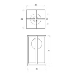 diego pöytävalaisin 1xe14 hinta ja tiedot | Riippuvalaisimet | hobbyhall.fi