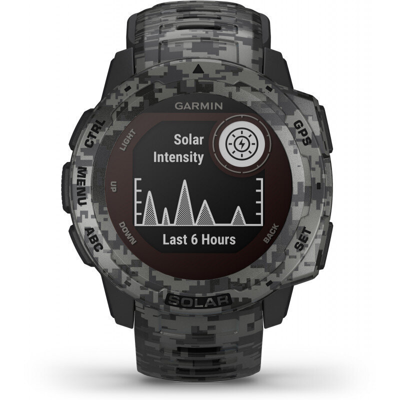 Garmin Instinct® Solar Camo Edition GPS-urheilukello: 010-02293-05 hinta ja tiedot | Älykellot | hobbyhall.fi