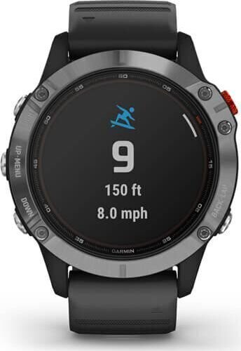 Garmin fēnix 6 Solar urheilukello, musta: 010-02410-00 hinta ja tiedot | Älykellot | hobbyhall.fi