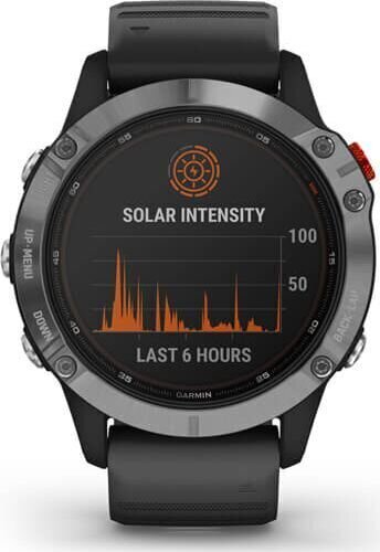 Garmin fēnix 6 Solar urheilukello, musta: 010-02410-00 hinta ja tiedot | Älykellot | hobbyhall.fi