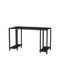 Pöytä, Asir, 125,2x60x73,8 cm, musta/harmaa hinta ja tiedot | Tietokonepöydät ja työpöydät | hobbyhall.fi