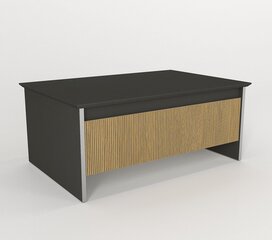 Sohvapöytä, Asir, 90x38x60 cm, harmaa/ruskea hinta ja tiedot | Sohvapöydät | hobbyhall.fi