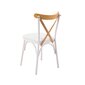Tuoli, Asir, 46x87x48 cm, valkoinen hinta ja tiedot | Ruokapöydän tuolit | hobbyhall.fi