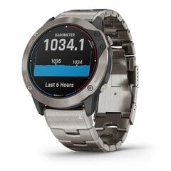 Älykello Garmin Quatix 6 Titanium (47 mm) Saphhire Edition, harmaa hinta ja tiedot | Älykellot | hobbyhall.fi