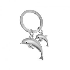 Avaimenperä Metalmorphose Dolphin Family, hopea hinta ja tiedot | Hauskat avaimenperät | hobbyhall.fi