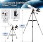 Gaterda Professional refraktoriteleskooppi, 80 mm aukko, 500 mm polttoväli, valkoinen hinta ja tiedot | Mikroskoopit ja teleskoopit | hobbyhall.fi