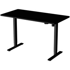 Lykke sähköpöytä M100, musta, 140 x 70 cm hinta ja tiedot | Tietokonepöydät ja työpöydät | hobbyhall.fi
