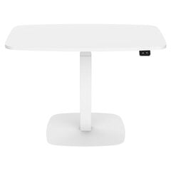 Lykke sähköpöytä L200, valkoinen, 90 x 55 cm hinta ja tiedot | Tietokonepöydät ja työpöydät | hobbyhall.fi