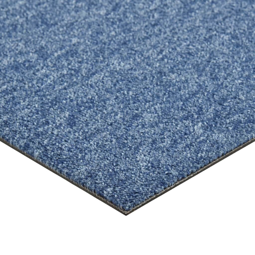 vidaXL Tekstiililaatta 20 kpl 5 m² 50x50 cm sininen hinta ja tiedot | Isot matot | hobbyhall.fi