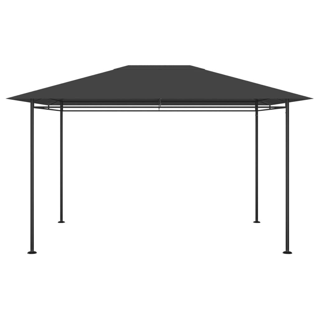 vidaXL Huvimaja 384x281x270 cm antrasiitti 180 g/m² hinta ja tiedot | Puutarhapaviljongit | hobbyhall.fi