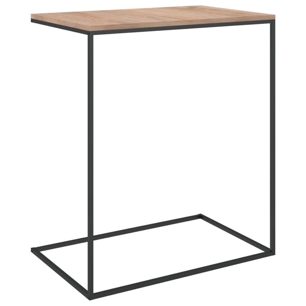 vidaXL Sivupöytä musta 55x35x66 cm tekninen puu hinta ja tiedot | Sohvapöydät | hobbyhall.fi