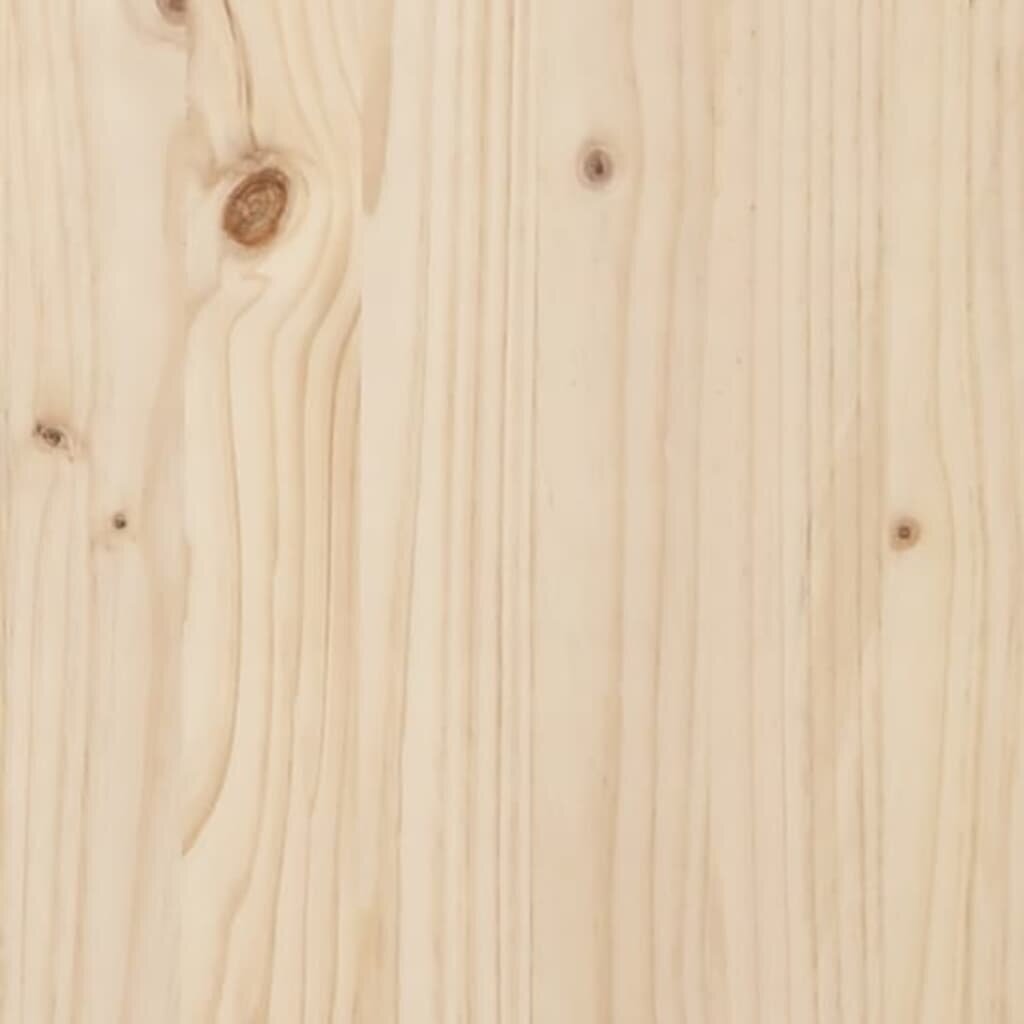 vidaXL Sängynrunko täysi puu 90x200 cm hinta ja tiedot | Sängyt | hobbyhall.fi