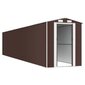 vidaXL Puutarhavaja tummanruskea 192x1021x223 cm galvanoitu teräs hinta ja tiedot | Piharakennukset | hobbyhall.fi