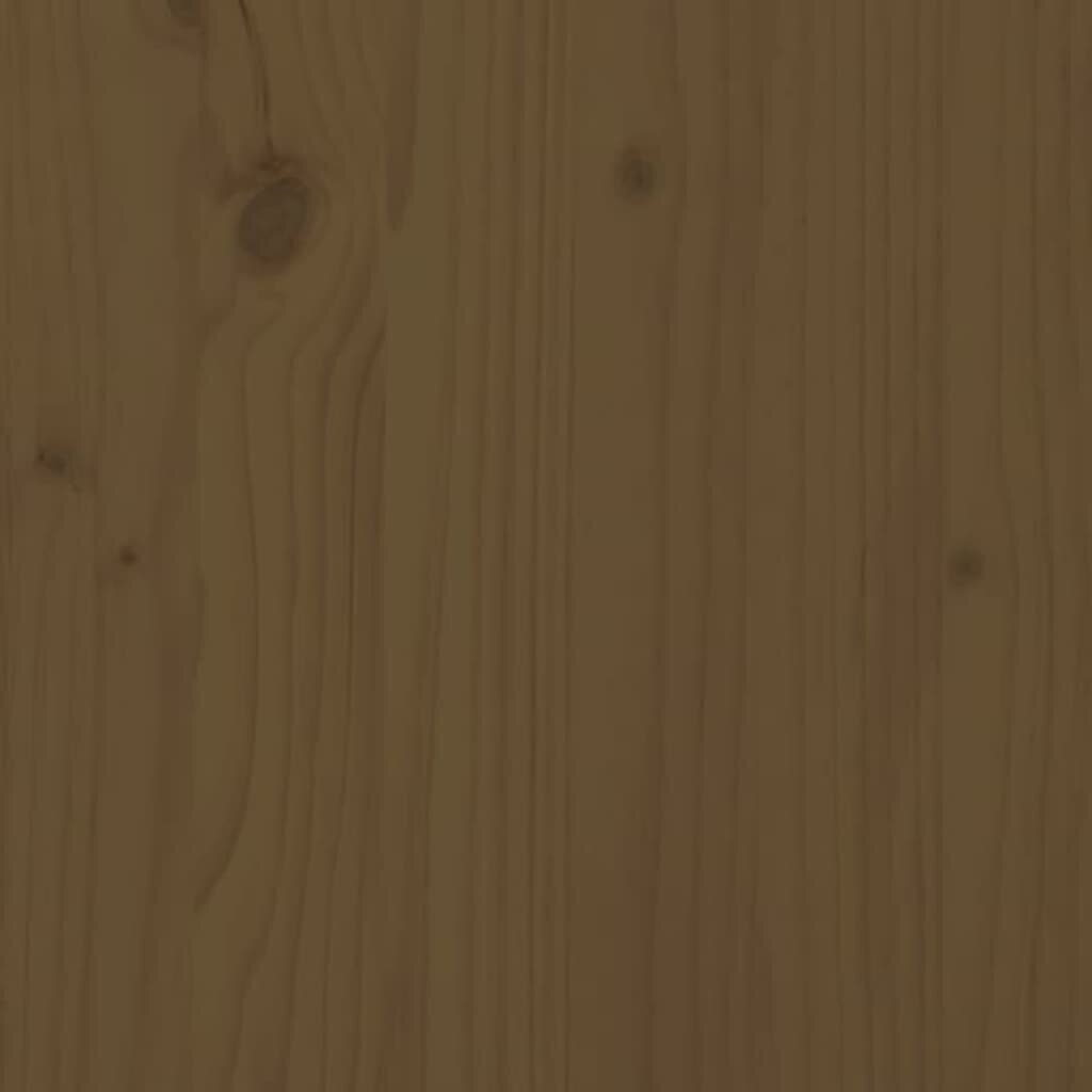 vidaXL Puutarhapöytä hunajanruskea 82,5x82,5x110 cm täysi mänty hinta ja tiedot | Puutarhapöydät | hobbyhall.fi