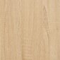 vidaXL Senkki Sonoma tammi 80x34x75 cm tekninen puu hinta ja tiedot | Olohuoneen kaapit ja lipastot | hobbyhall.fi