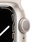 Apple Watch Series 7 (GPS, 41mm) - Starlight Aluminium Case with Starlight Sport Band hinta ja tiedot | Älykellot | hobbyhall.fi