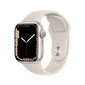 Apple Watch Series 7 (GPS, 41mm) - Starlight Aluminium Case with Starlight Sport Band hinta ja tiedot | Älykellot | hobbyhall.fi