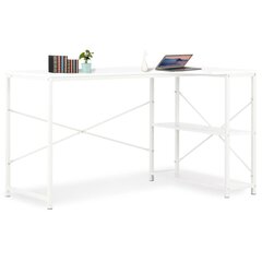 vidaXL Tietokonepöytä 120x72x70 cm valkoinen hinta ja tiedot | Tietokonepöydät ja työpöydät | hobbyhall.fi
