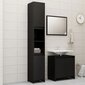 vidaXL 3-osainen kylpyhuoneen kalustesarja musta lastulevy hinta ja tiedot | Kylpyhuonekalusteet | hobbyhall.fi