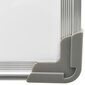 vidaXL Magneettinen kuivapyyhittävä tussitaulu valk. 60x40 cm teräs hinta ja tiedot | Toimistotarvikkeet | hobbyhall.fi