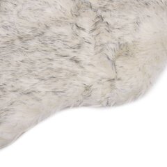 vidaXL Matto 60x90 cm keinotekoinen lampaannahka harmaa melange hinta ja tiedot | Isot matot | hobbyhall.fi