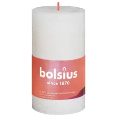 Bolsius Pilarikynttilät Shine 8 kpl 100x50 mm pehmeä helmi hinta ja tiedot | Kynttilät ja kynttilänjalat | hobbyhall.fi