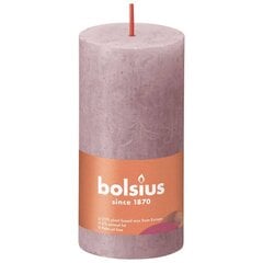 Bolsius Pilarikynttilät Shine 8 kpl rustiikkinen 100x50 mm samea ruusu hinta ja tiedot | Kynttilät ja kynttilänjalat | hobbyhall.fi