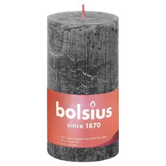 Bolsius Pilarikynttilät Shine 4 kpl 130x68 mm myrskynharmaa hinta ja tiedot | Bolsius Huonekalut ja sisustus | hobbyhall.fi