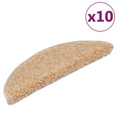 vidaXL Porrasmatot 10 kpl 56x17x3 cm kerma hinta ja tiedot | Isot matot | hobbyhall.fi