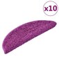 vidaXL Porrasmatot 10 kpl 56x17x3 cm violetti hinta ja tiedot | Isot matot | hobbyhall.fi
